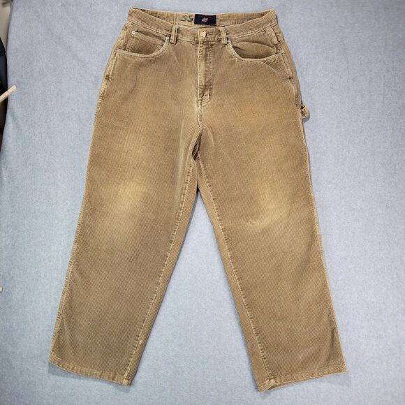 American Eagle Outfitters Other - American Eagle Dungarees‎ Men's 33x30 Corduroy Pants Beige AE Read